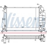 Nissens Ψυγείο, Ψύξη Κινητήρα - 64037A