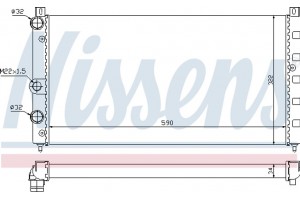 Nissens Ψυγείο, Ψύξη Κινητήρα - 64065