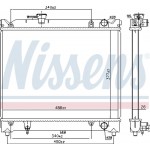 Nissens Ψυγείο, Ψύξη Κινητήρα - 64079