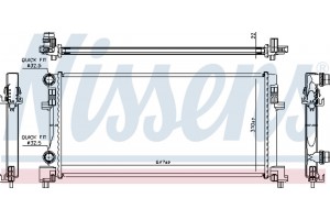 Nissens Ψυγείο, Ψύξη Κινητήρα - 64106