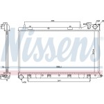 Nissens Ψυγείο, Ψύξη Κινητήρα - 64122