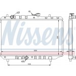 Nissens Ψυγείο, Ψύξη Κινητήρα - 64154
