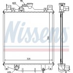 Nissens Ψυγείο, Ψύξη Κινητήρα - 64173A