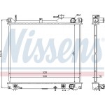 Nissens Ψυγείο, Ψύξη Κινητήρα - 641757