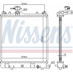Nissens Ψυγείο, Ψύξη Κινητήρα - 64175A