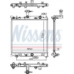 Nissens Ψυγείο, Ψύξη Κινητήρα - 641777