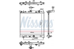 Nissens Ψυγείο, Ψύξη Κινητήρα - 641777