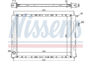Nissens Ψυγείο, Ψύξη Κινητήρα - 642111