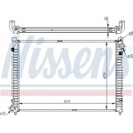 Nissens Ψυγείο, Ψύξη Κινητήρα - 64301A