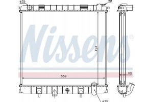 Nissens Ψυγείο, Ψύξη Κινητήρα - 64302A