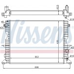 Nissens Ψυγείο, Ψύξη Κινητήρα - 64311A