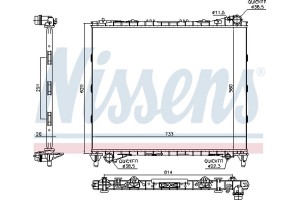 Nissens Ψυγείο, Ψύξη Κινητήρα - 64331