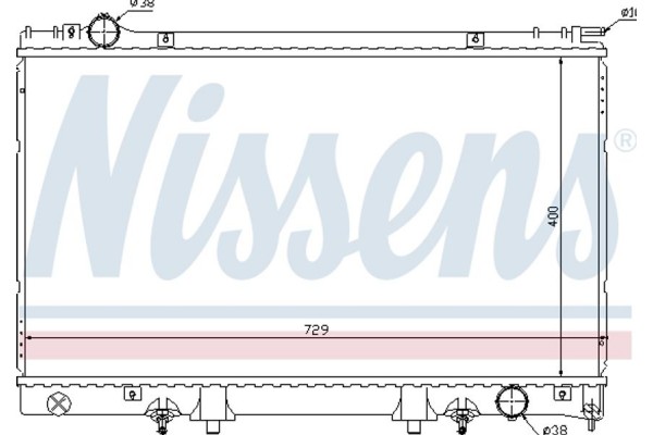 Nissens Ψυγείο, Ψύξη Κινητήρα - 645951