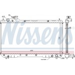 Nissens Ψυγείο, Ψύξη Κινητήρα - 64629A