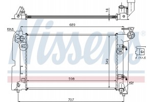 Nissens Ψυγείο, Ψύξη Κινητήρα - 646321
