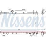 Nissens Ψυγείο, Ψύξη Κινητήρα - 64640A