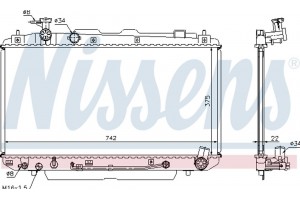 Nissens Ψυγείο, Ψύξη Κινητήρα - 64644A