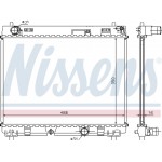 Nissens Ψυγείο, Ψύξη Κινητήρα - 64676A