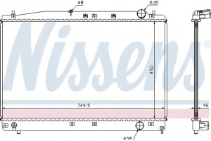 Nissens Ψυγείο, Ψύξη Κινητήρα - 646802