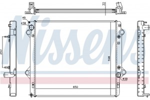 Nissens Ψυγείο, Ψύξη Κινητήρα - 646804