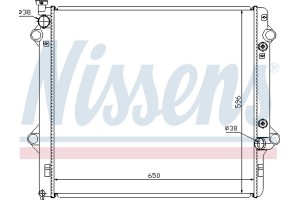 Nissens Ψυγείο, Ψύξη Κινητήρα - 646806