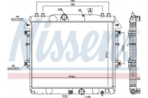 Nissens Ψυγείο, Ψύξη Κινητήρα - 646807