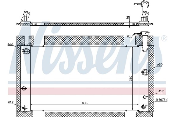 Nissens Ψυγείο, Ψύξη Κινητήρα - 646809