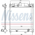 Nissens Ψυγείο, Ψύξη Κινητήρα - 646816