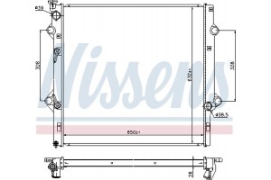 Nissens Ψυγείο, Ψύξη Κινητήρα - 646818