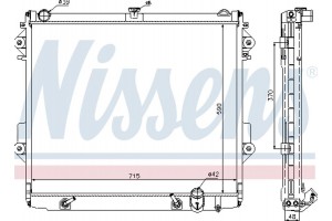 Nissens Ψυγείο, Ψύξη Κινητήρα - 646827