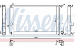 Nissens Ψυγείο, Ψύξη Κινητήρα - 646842