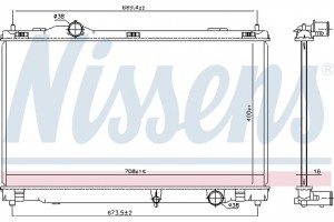 Nissens Ψυγείο, Ψύξη Κινητήρα - 646856