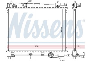 Nissens Ψυγείο, Ψύξη Κινητήρα - 646859