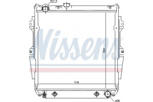 Nissens Ψυγείο, Ψύξη Κινητήρα - 646862