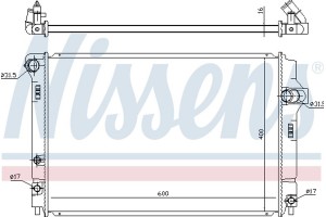 Nissens Ψυγείο, Ψύξη Κινητήρα - 646873