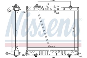 Nissens Ψυγείο, Ψύξη Κινητήρα - 646893