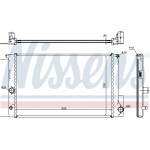 Nissens Ψυγείο, Ψύξη Κινητήρα - 64692