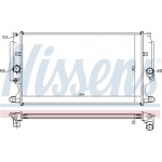 Nissens Ψυγείο, Ψύξη Κινητήρα - 64693