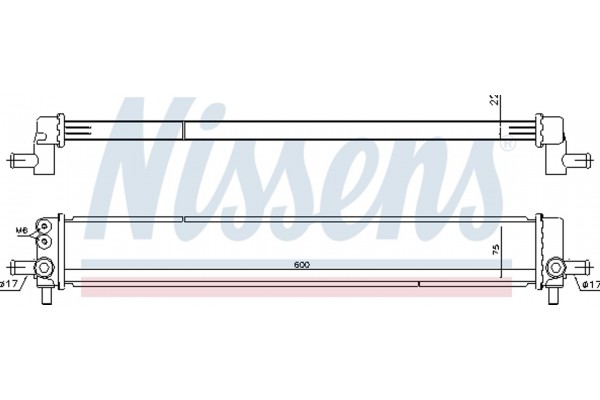 Nissens Ψυγείο, Ψύξη Κινητήρα - 646945