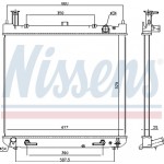 Nissens Ψυγείο, Ψύξη Κινητήρα - 646947
