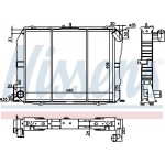 Nissens Ψυγείο, Ψύξη Κινητήρα - 64737
