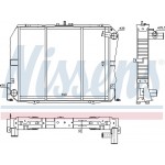 Nissens Ψυγείο, Ψύξη Κινητήρα - 64778