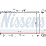 Nissens Ψυγείο, Ψύξη Κινητήρα - 64786A