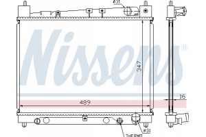 Nissens Ψυγείο, Ψύξη Κινητήρα - 64798