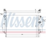 Nissens Ψυγείο, Ψύξη Κινητήρα - 65015
