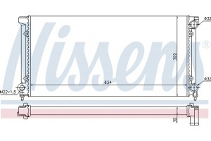 Nissens Ψυγείο, Ψύξη Κινητήρα - 651611