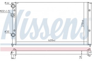 Nissens Ψυγείο, Ψύξη Κινητήρα - 652451