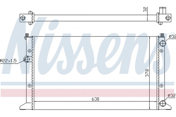 Nissens Ψυγείο, Ψύξη Κινητήρα - 65266