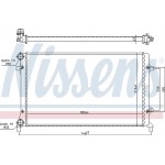 Nissens Ψυγείο, Ψύξη Κινητήρα - 65277