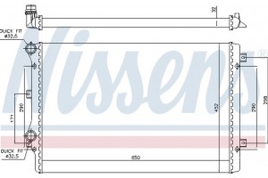 Nissens Ψυγείο, Ψύξη Κινητήρα - 65279A